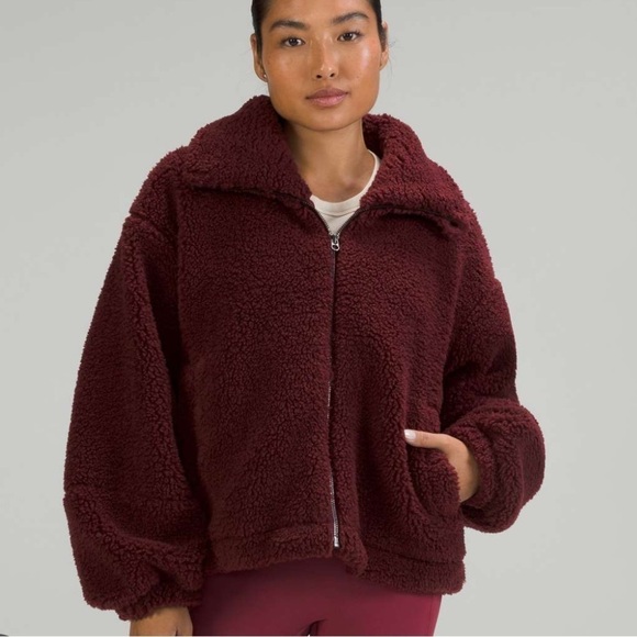 Lululemon | Cinchable Fleece Zip-Up Jacket - Picture 1 of 4